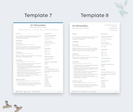 CV & Resume Template Bundle - Figma Kit gallery image