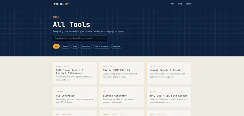 FreeToolDev screenshot 2