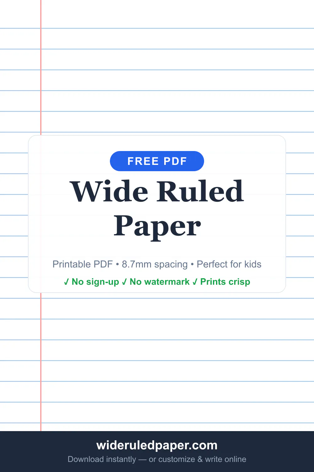 Wide Ruled Paper gallery image