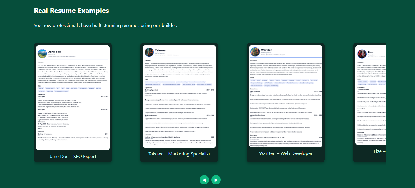 Resume Builder gallery image