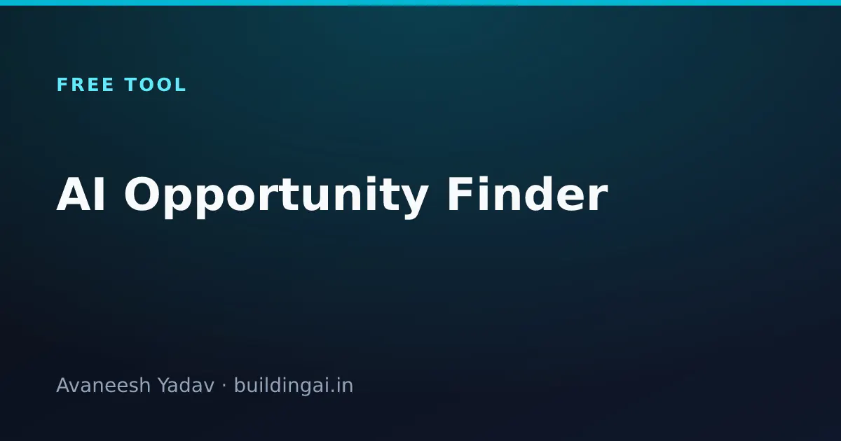 AI Opportunity Finder gallery image
