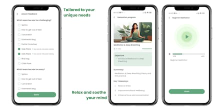 Healactively back wellness app gallery image