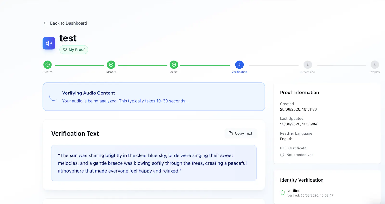 Voiceproof.ai screenshot 7