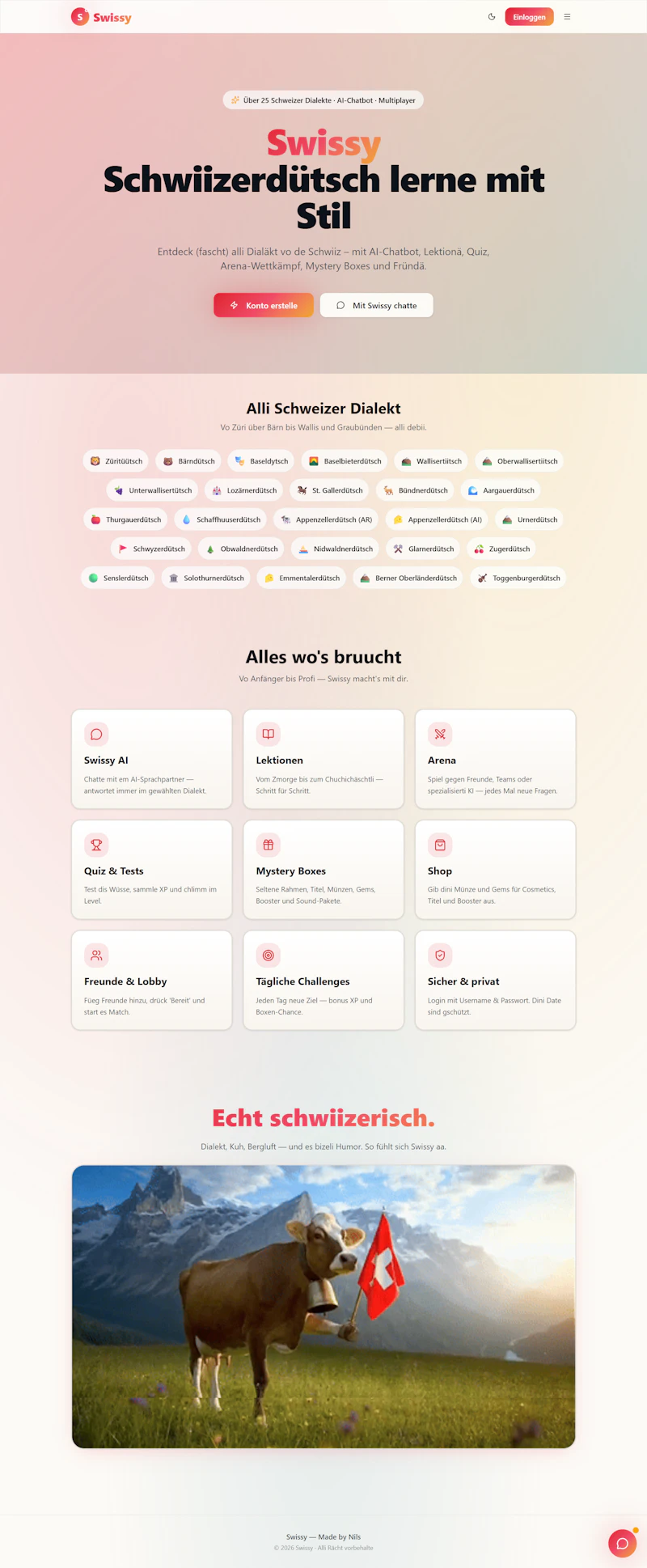 Swissy, Lerne Schweizerdeutsch mit Spass screenshot 3