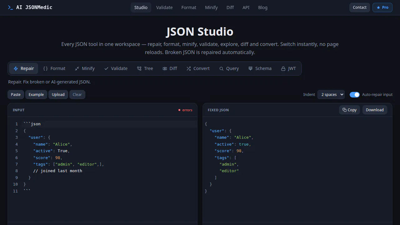 AI JSONMedic gallery image