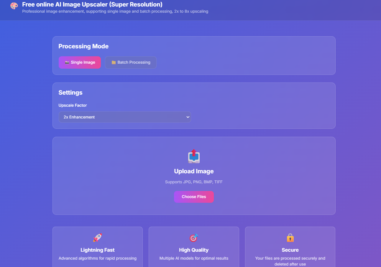 AI Image Upscaler and Enhancer gallery image