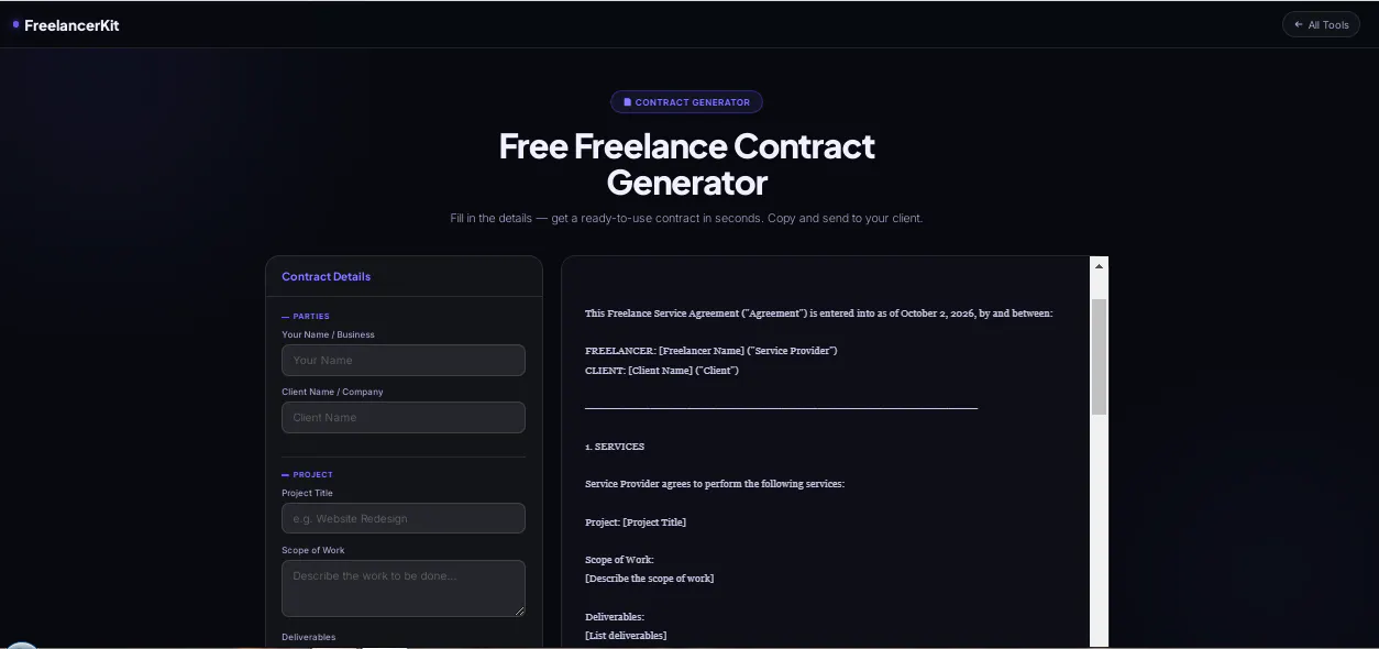 FreelancerKit gallery image