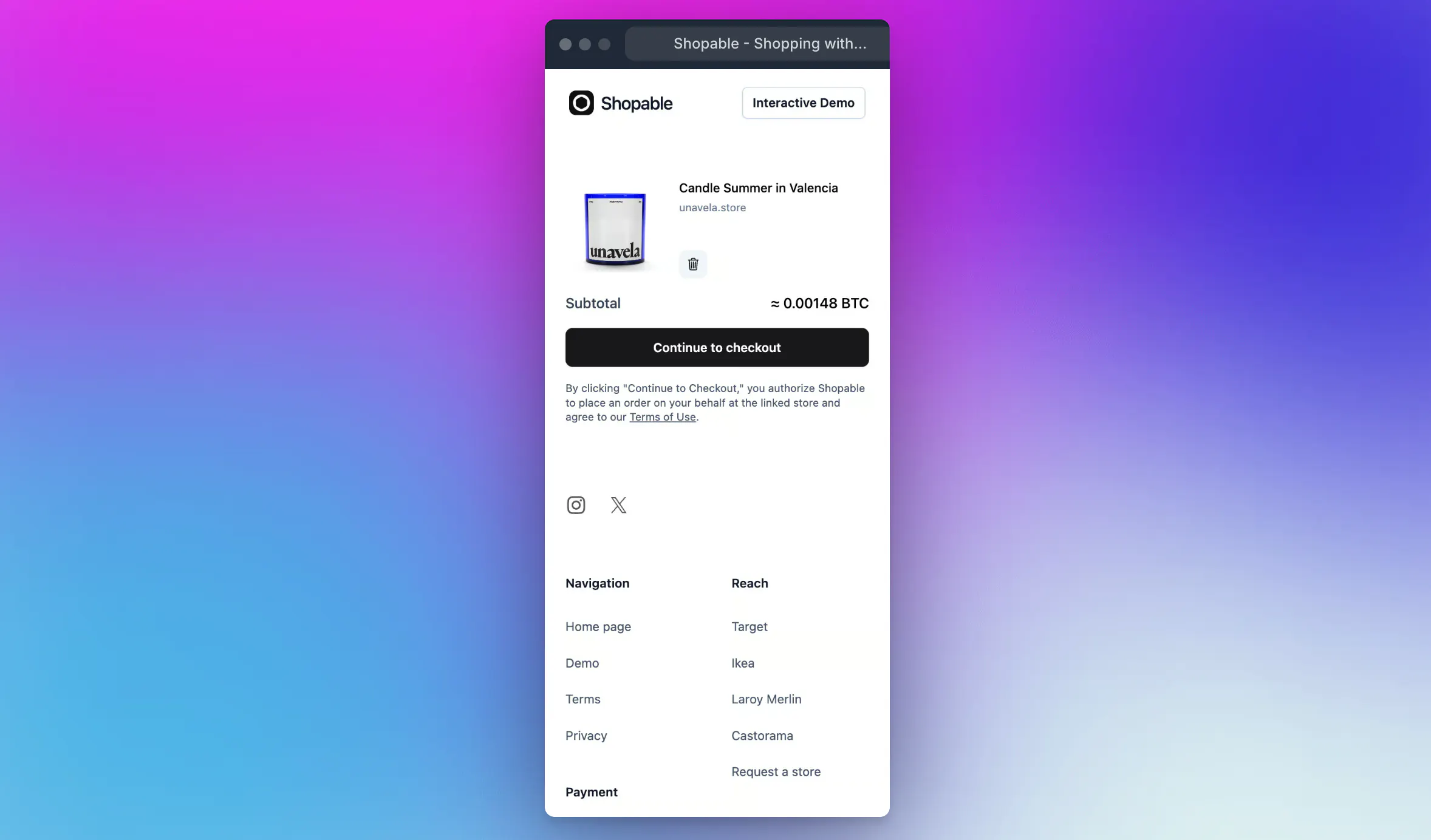 Shopable gallery image