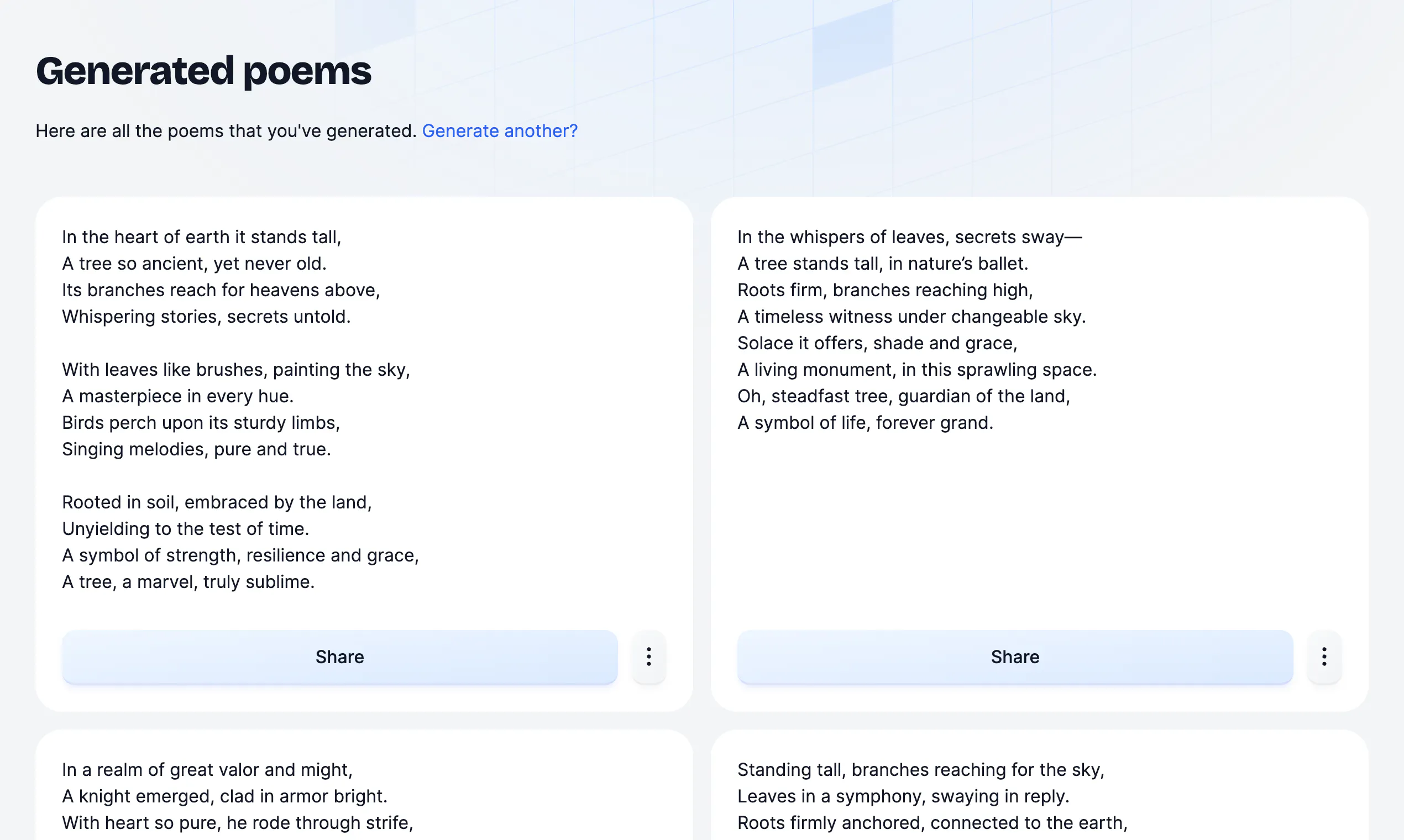 AI Poem Generator gallery image