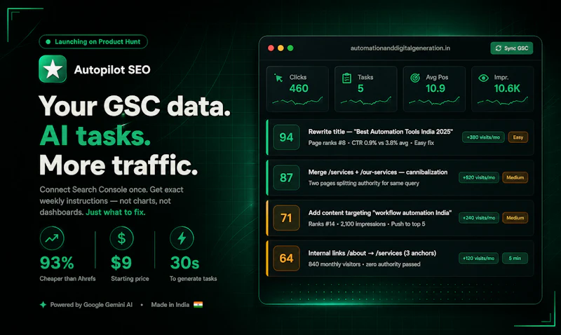 Autopilot SEO — Automate Your Growth screenshot 1