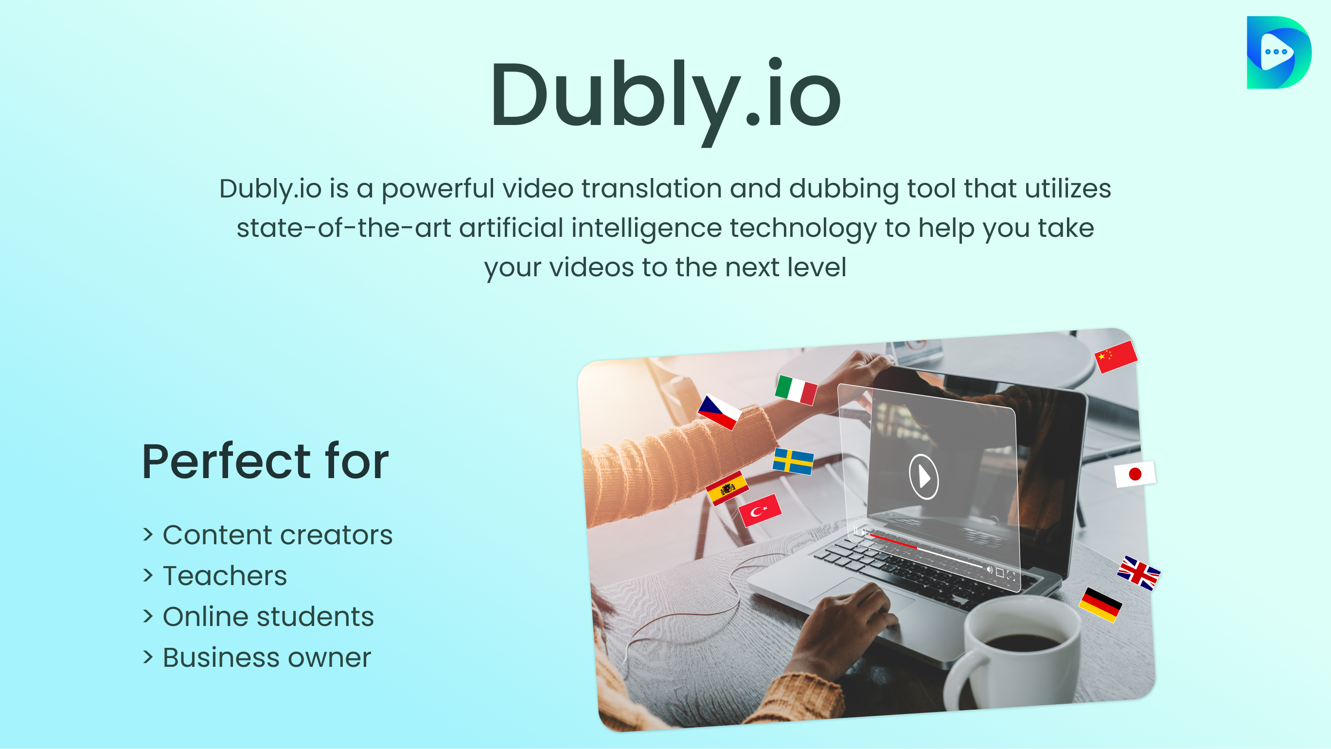 Dubly.io Video translator media 2