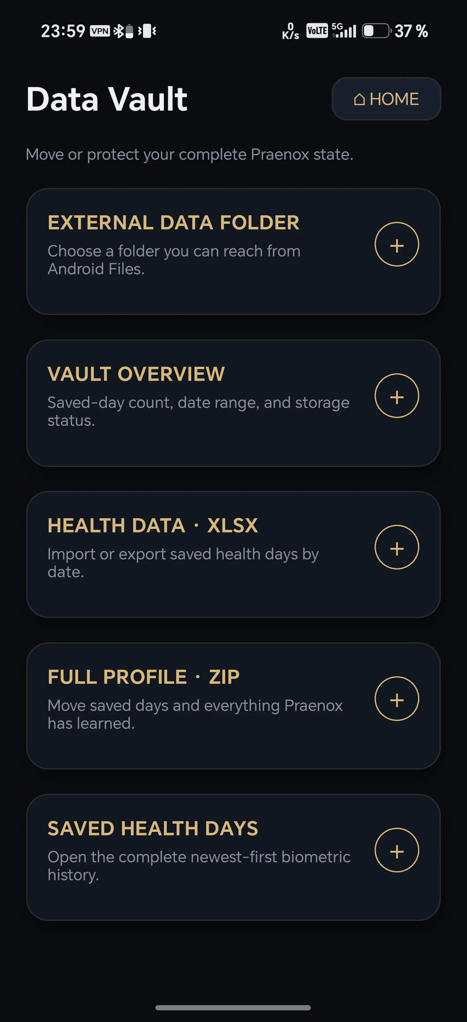 Praenox Aurum for Android screenshot 9