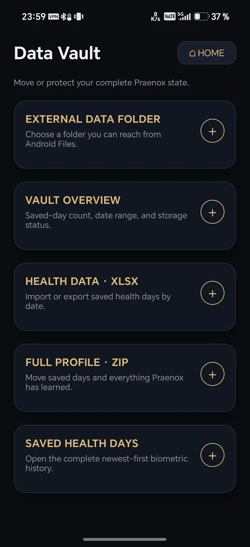 Praenox Aurum for Android screenshot 9