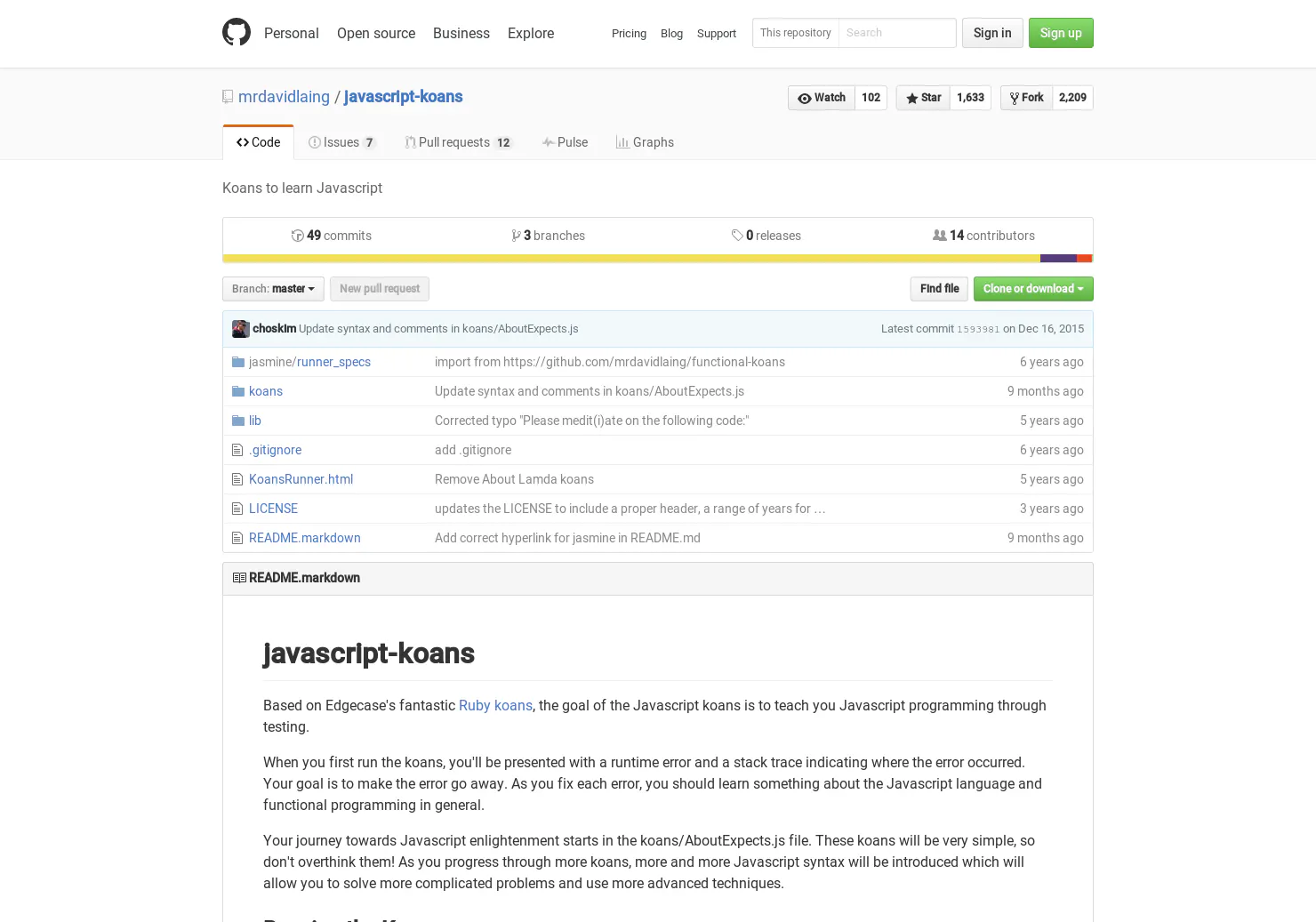 JS Koans