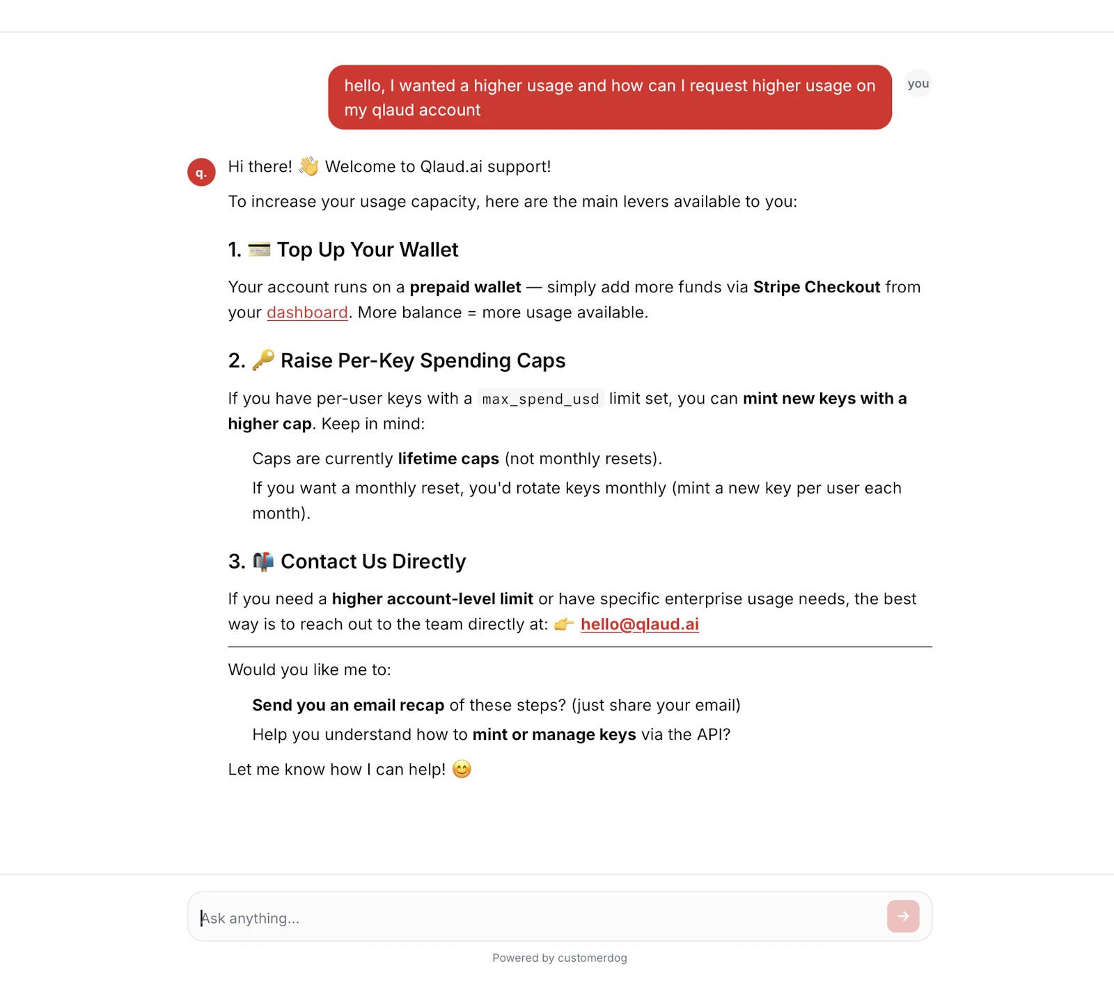 CustomerDog — Customer Support Agent screenshot 1