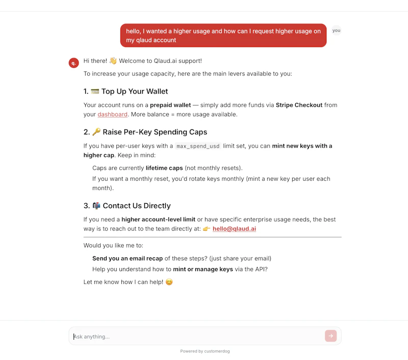 CustomerDog — Customer Support Agent screenshot 1