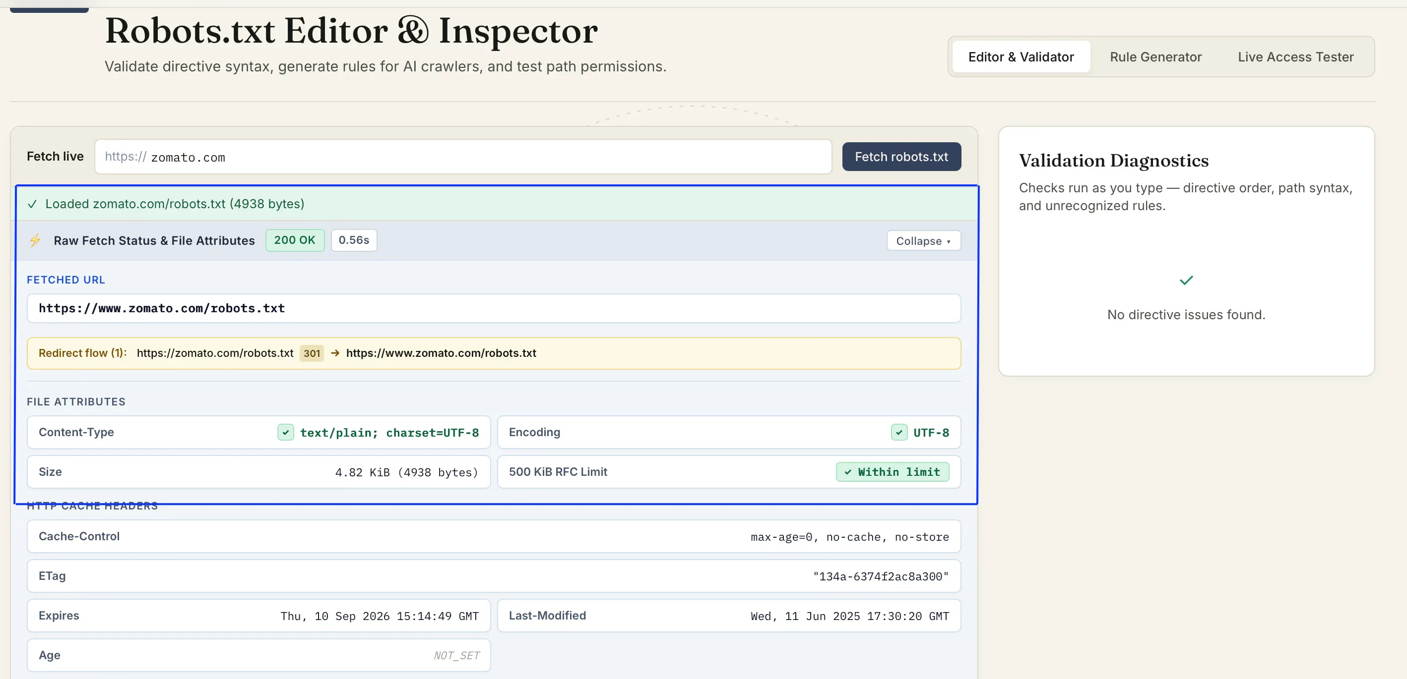 Robots.txt Editor & Validator logo