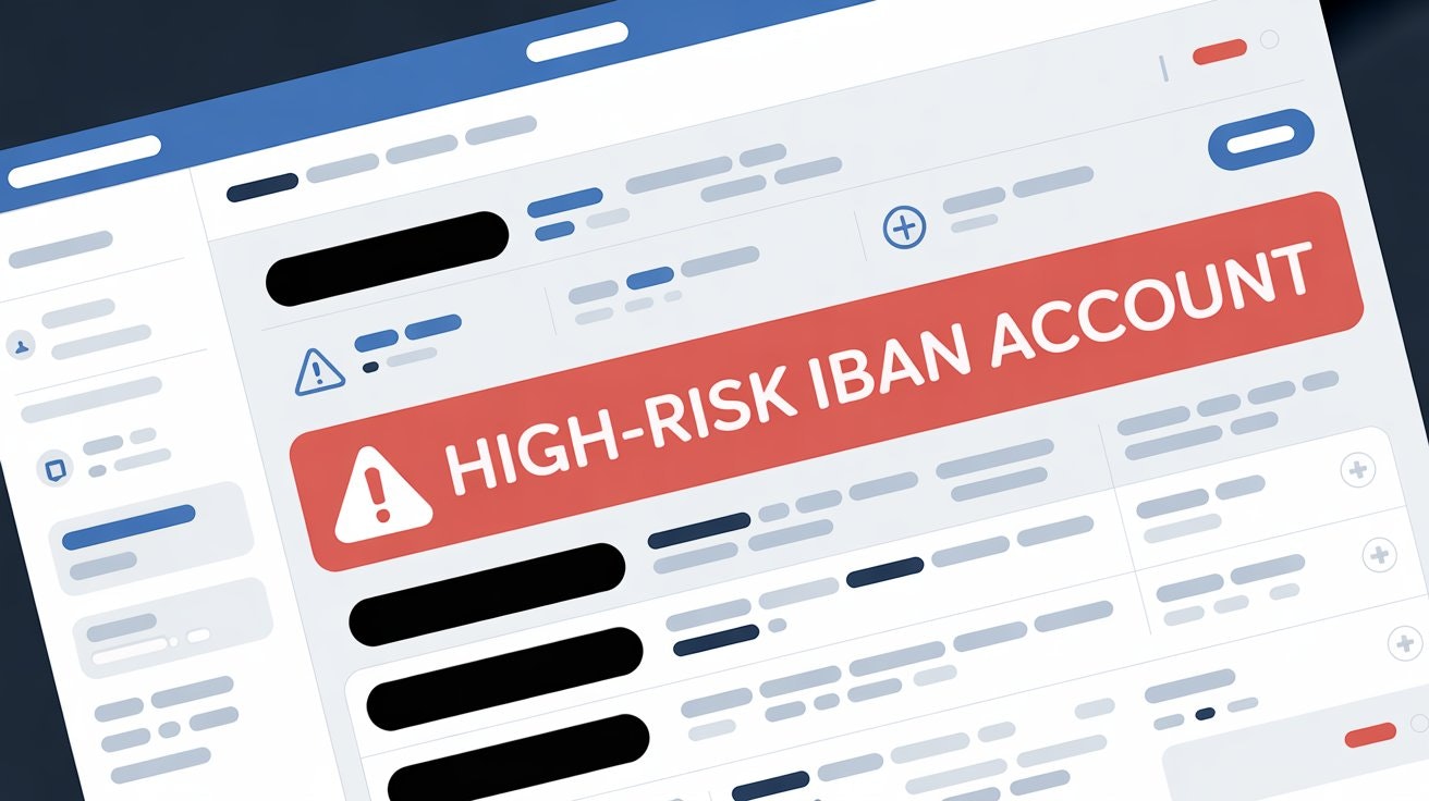 High-Risk IBAN Account 