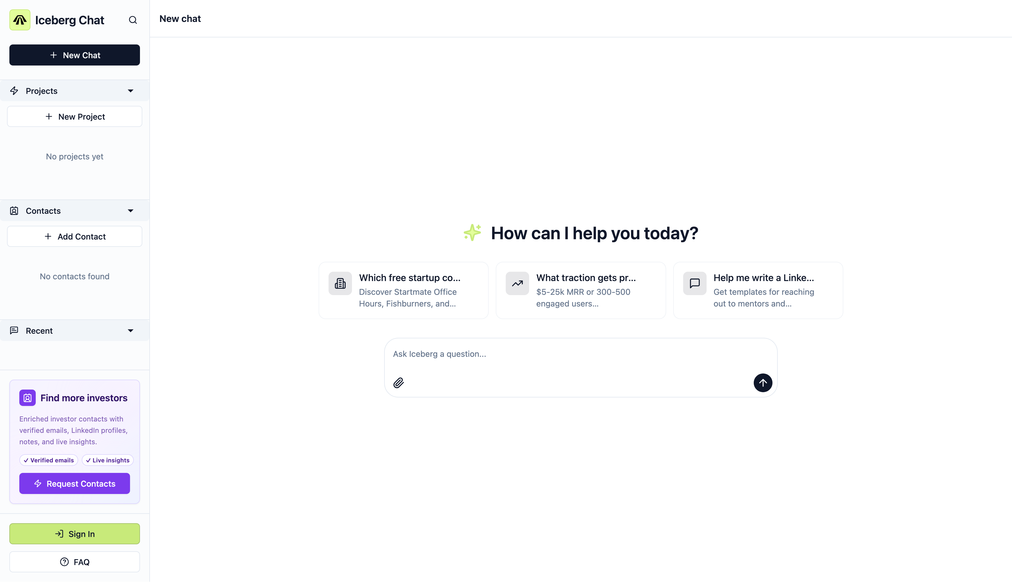 Iceberg AI-Fundraising Assistant gallery image
