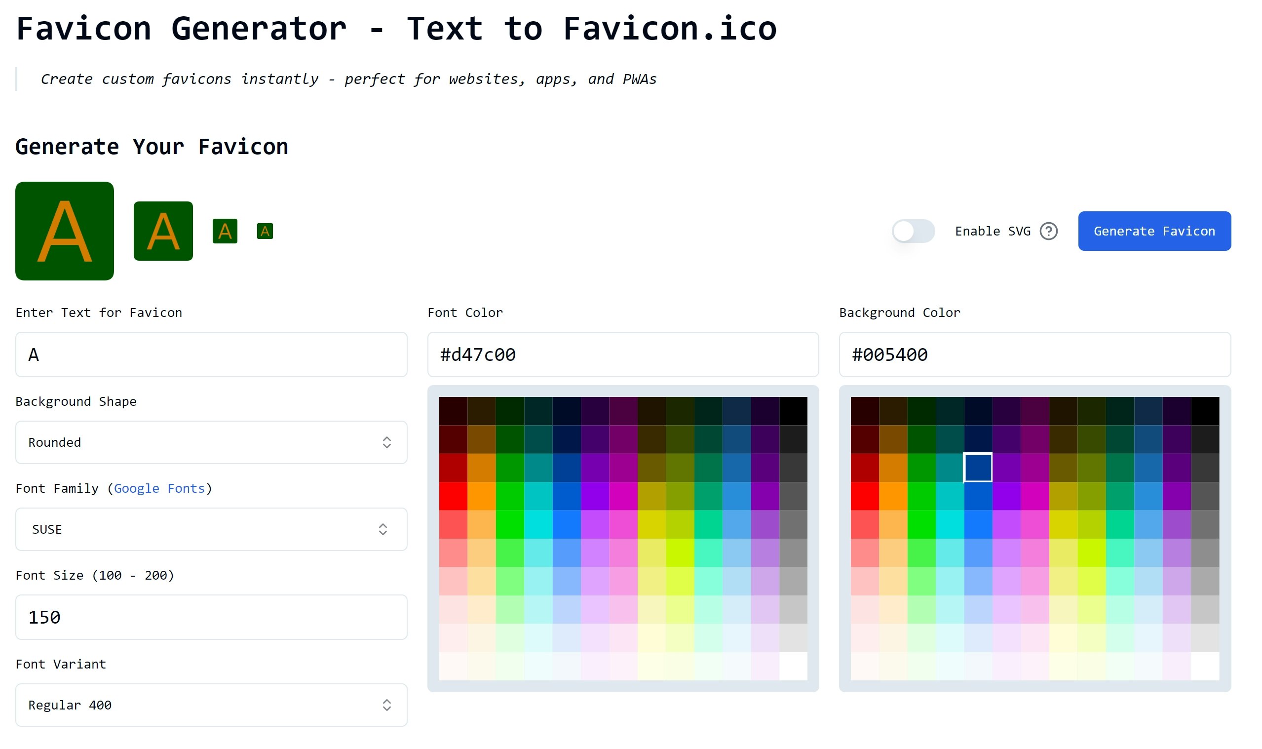 Favicon Generator gallery image
