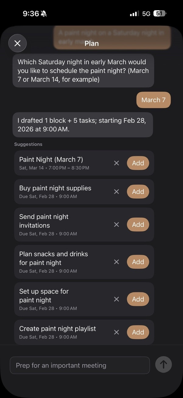 Day Agenda gallery image