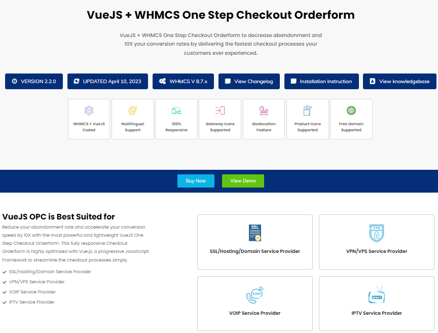 vuejs whmcs หนึ่งขั้นตอนการชำระเงินตามลำดับ media 3