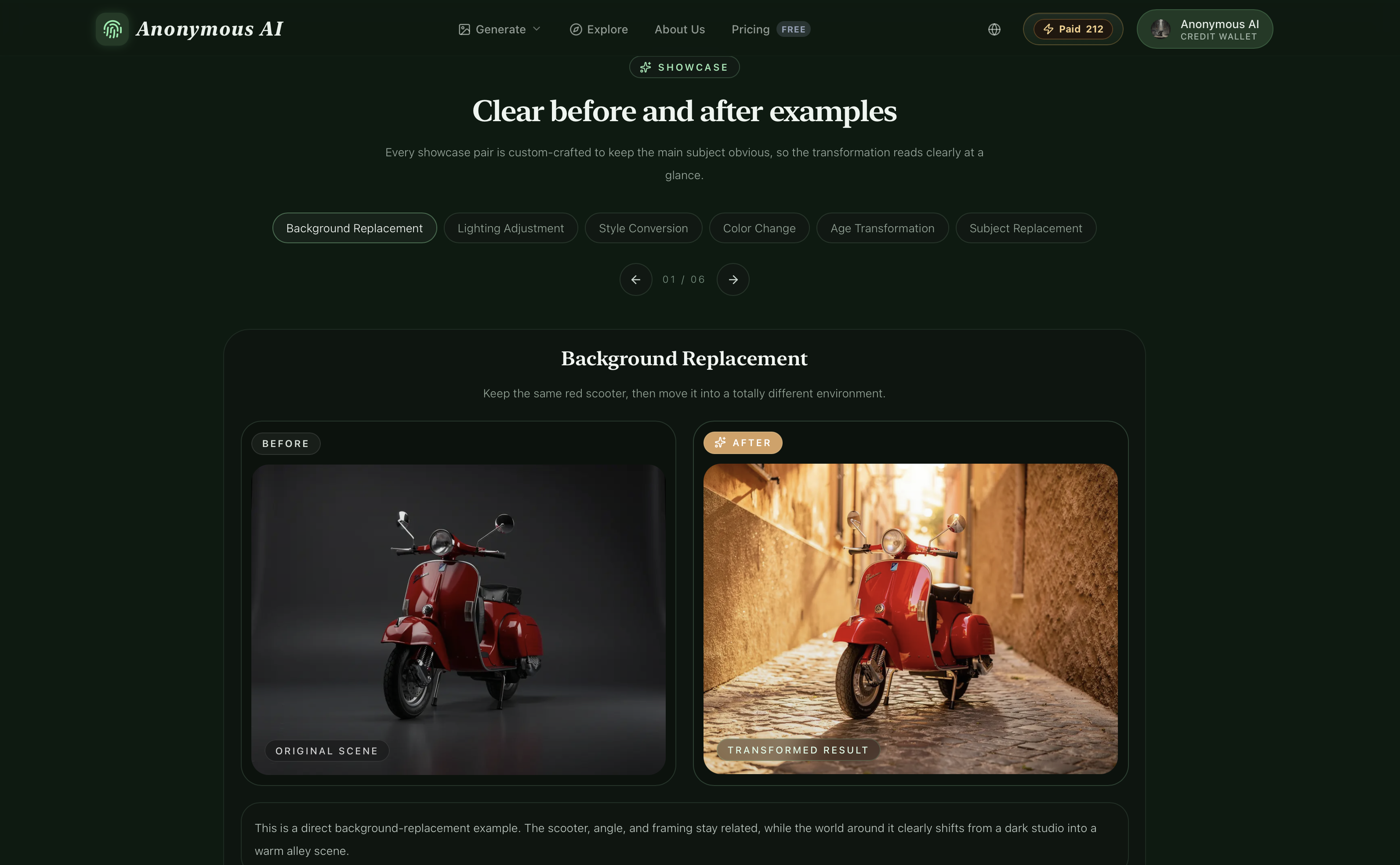 Anonymous AI gallery image