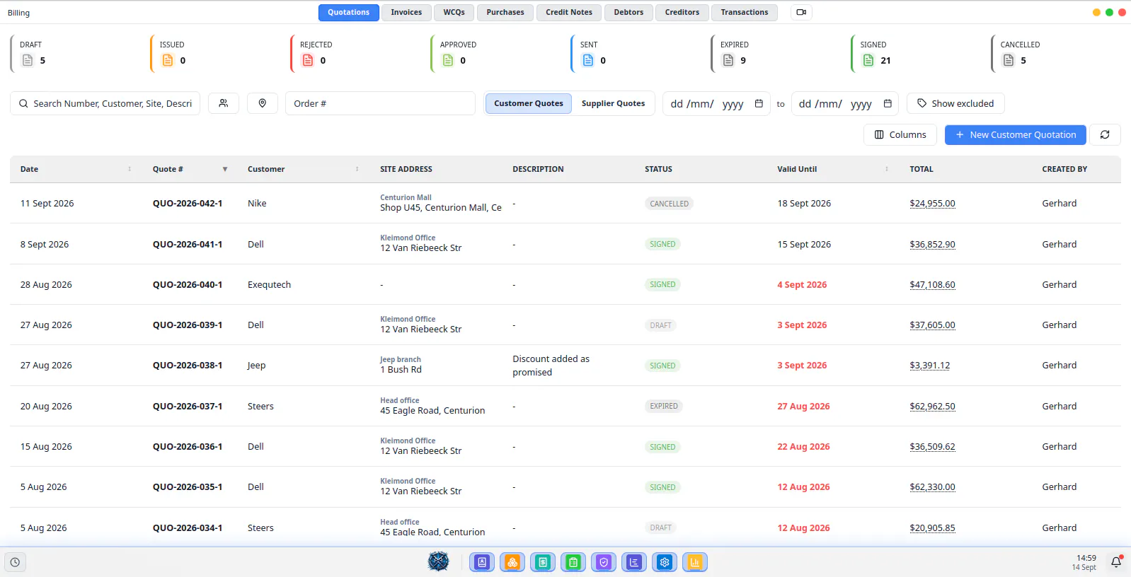 ExequtechOS FSM Software gallery image