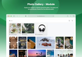 Integrate Google Drive gallery image