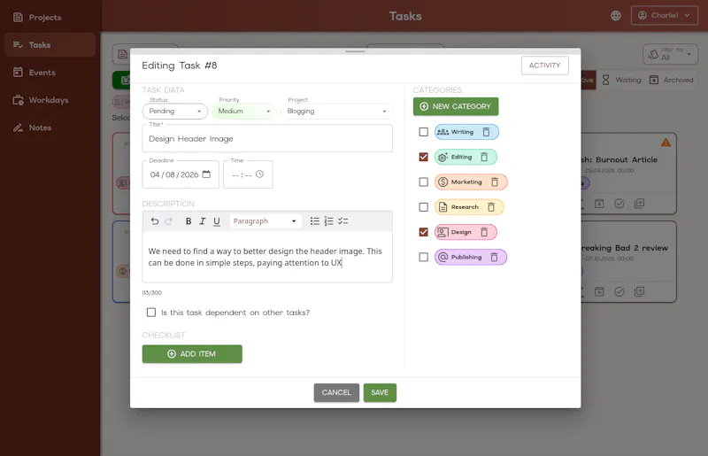 ProtoWork screenshot 2