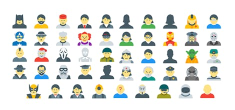 Free 210 avatar Icons gallery image