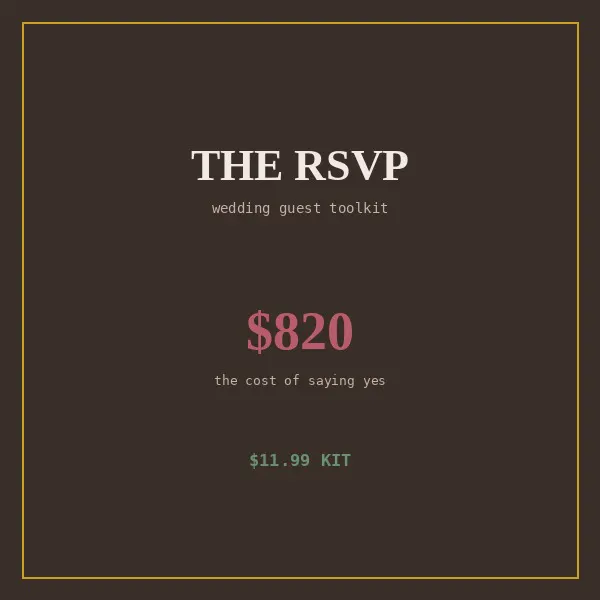 The RSVP — Wedding Guest Toolkit
