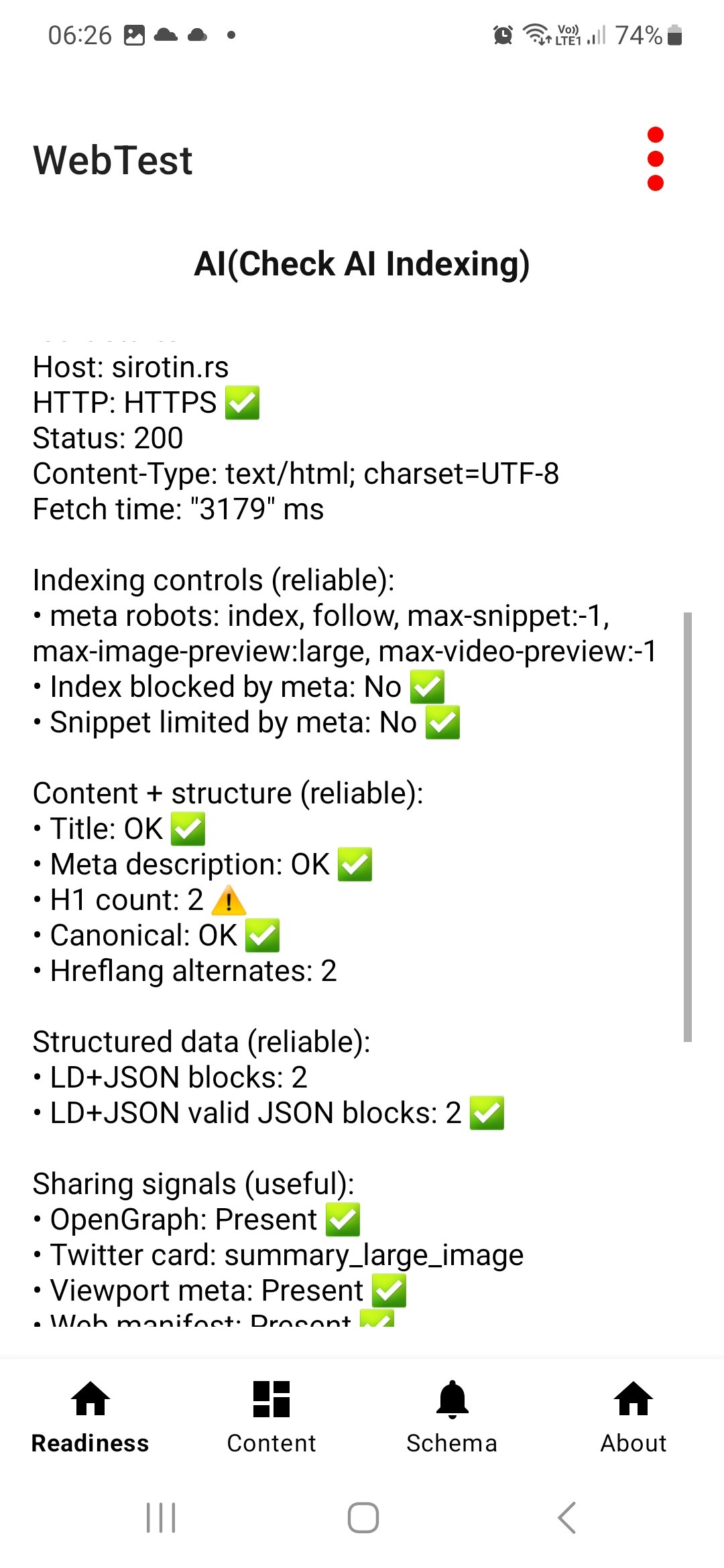 WebTest new update - Screenshot 4 showing product features and functionality