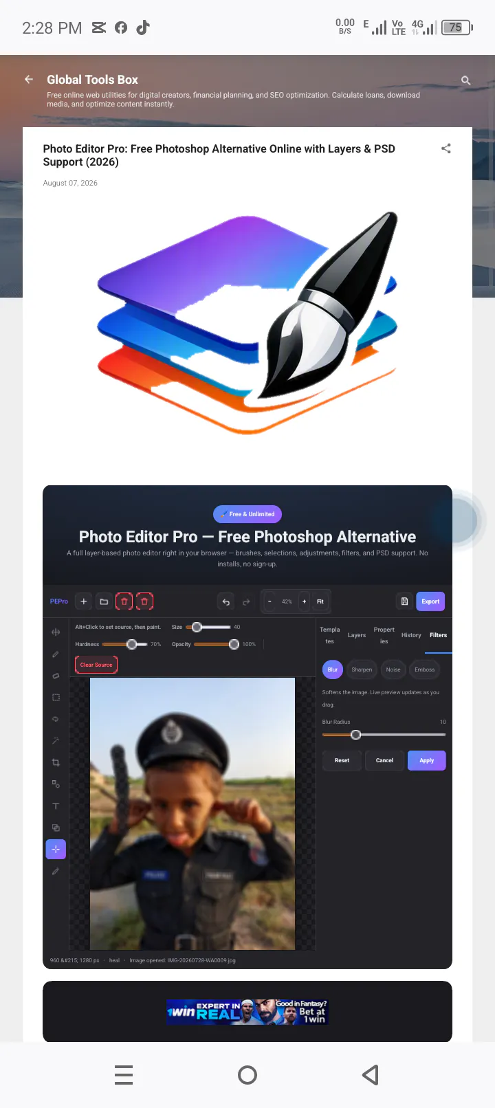 Photo Editor Pro gallery image