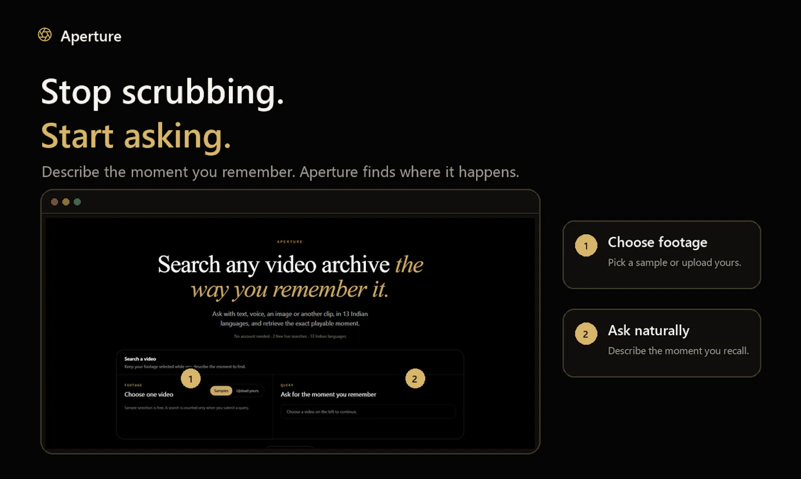 Aperture screenshot 2