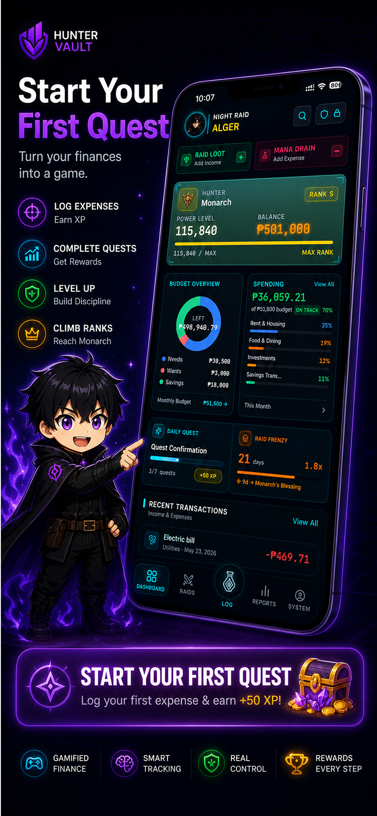 Hunter Vault: Level Up Finance 2.0 gallery image