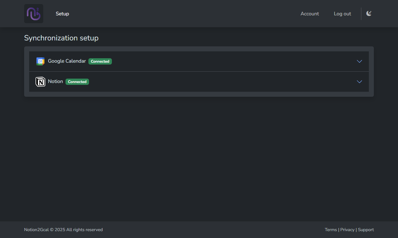 Média Notion2gcal - Synchroniser la notion avec Google Calendar 2
