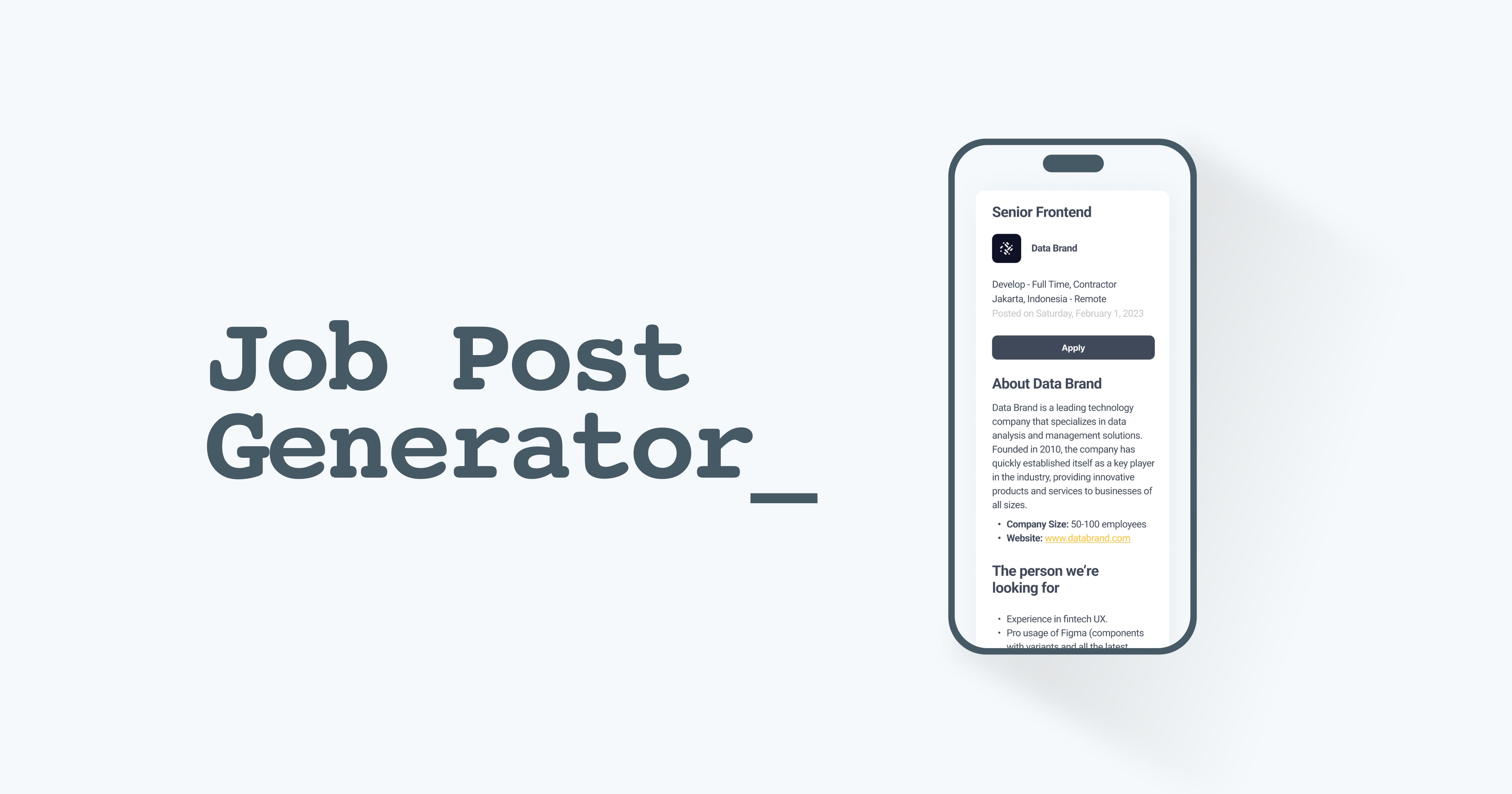 Job Post Generator media 1