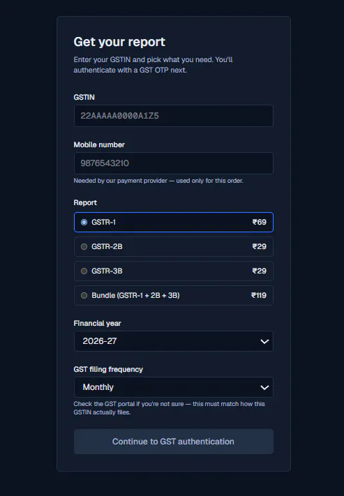 GST report tool by Akdoes gallery image
