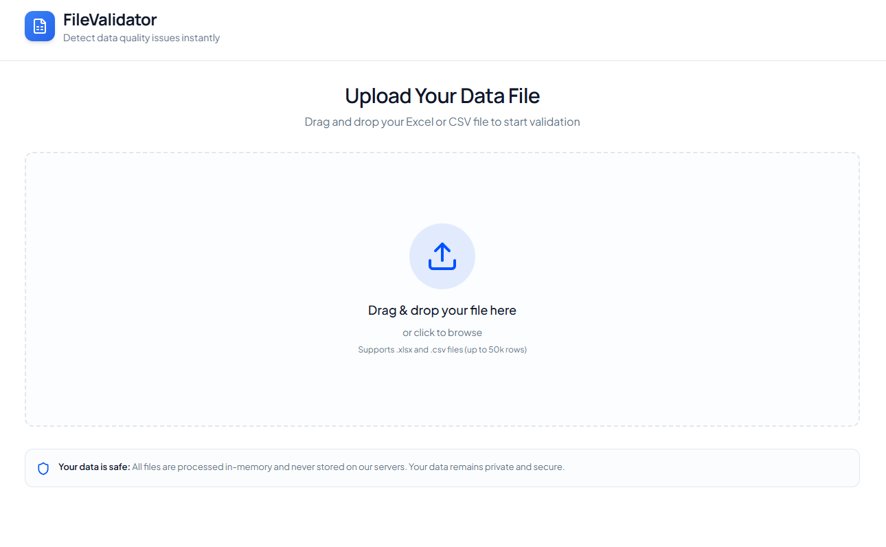 FileValidator - Screenshot 2 showing product features and functionality