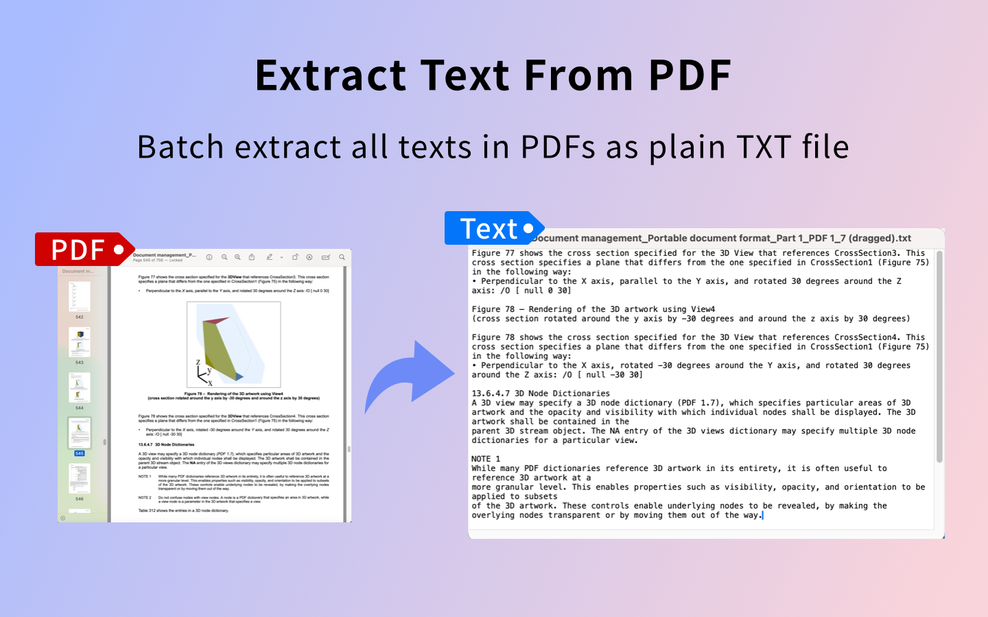 Media PDF Images Extractor - Imej ekstrak batch, teks dalam pdf 2