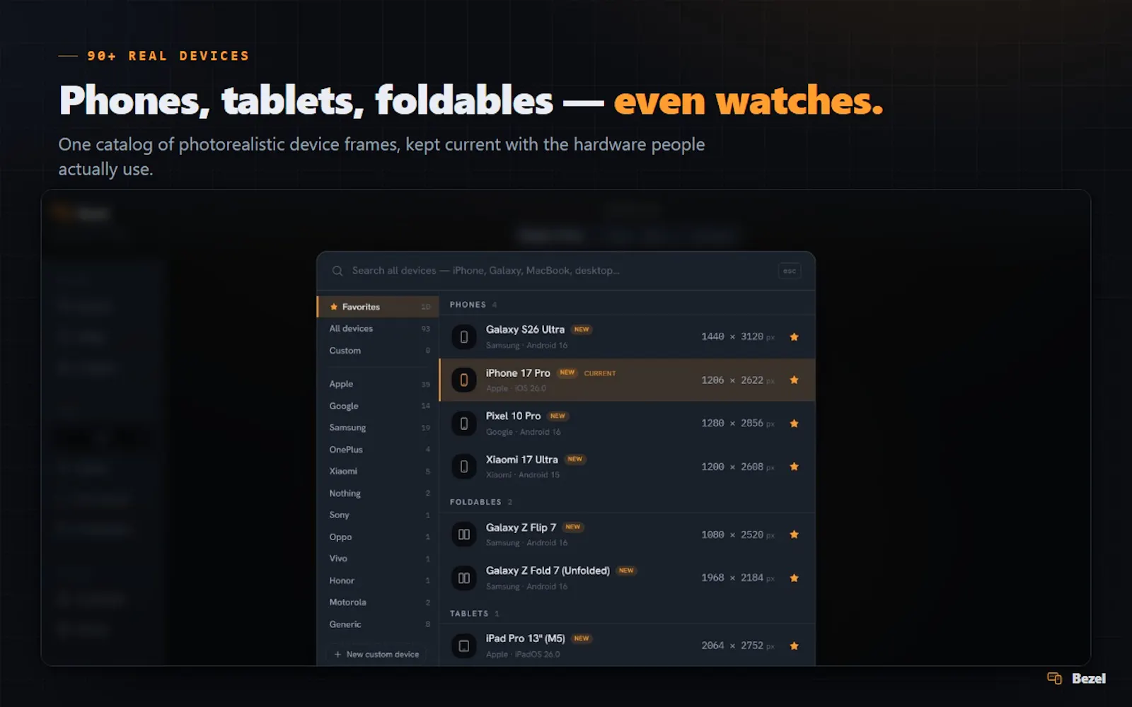 Bezel screenshot 3