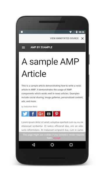 AMP by example gallery image