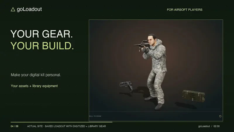 goLoadout screenshot 1 (video preview)