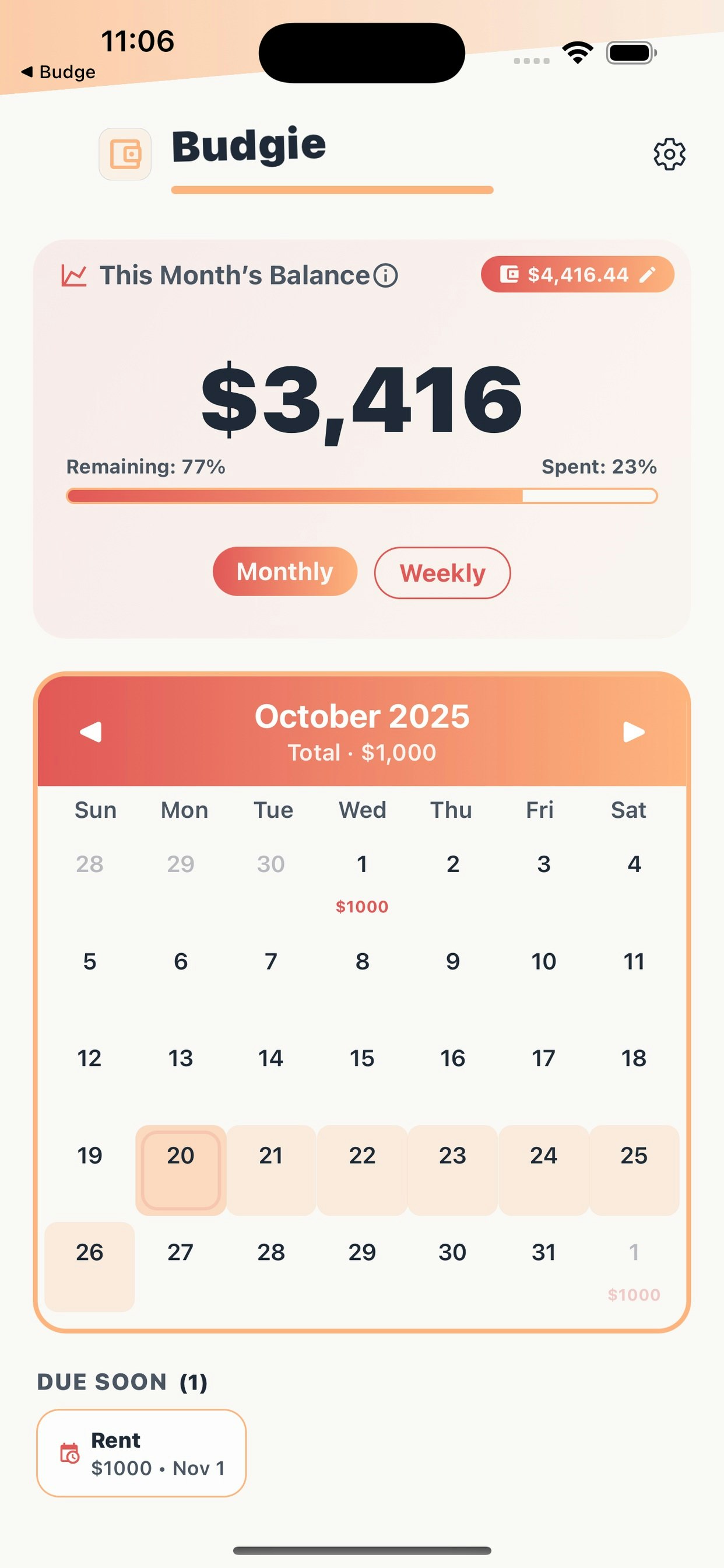 Budget Offline: Budgie gallery image