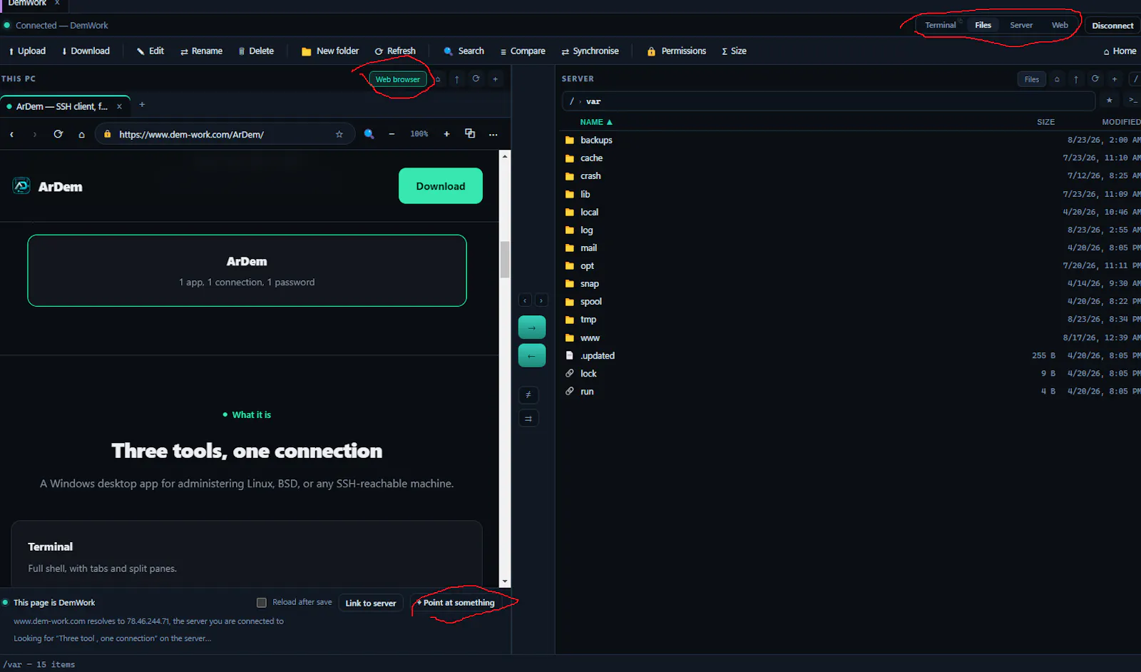 ArDem screenshot 1