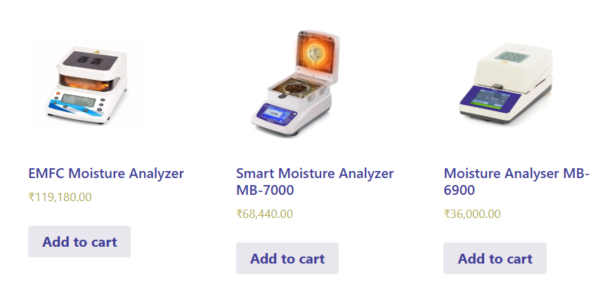 Moisture Analyzer Supplier