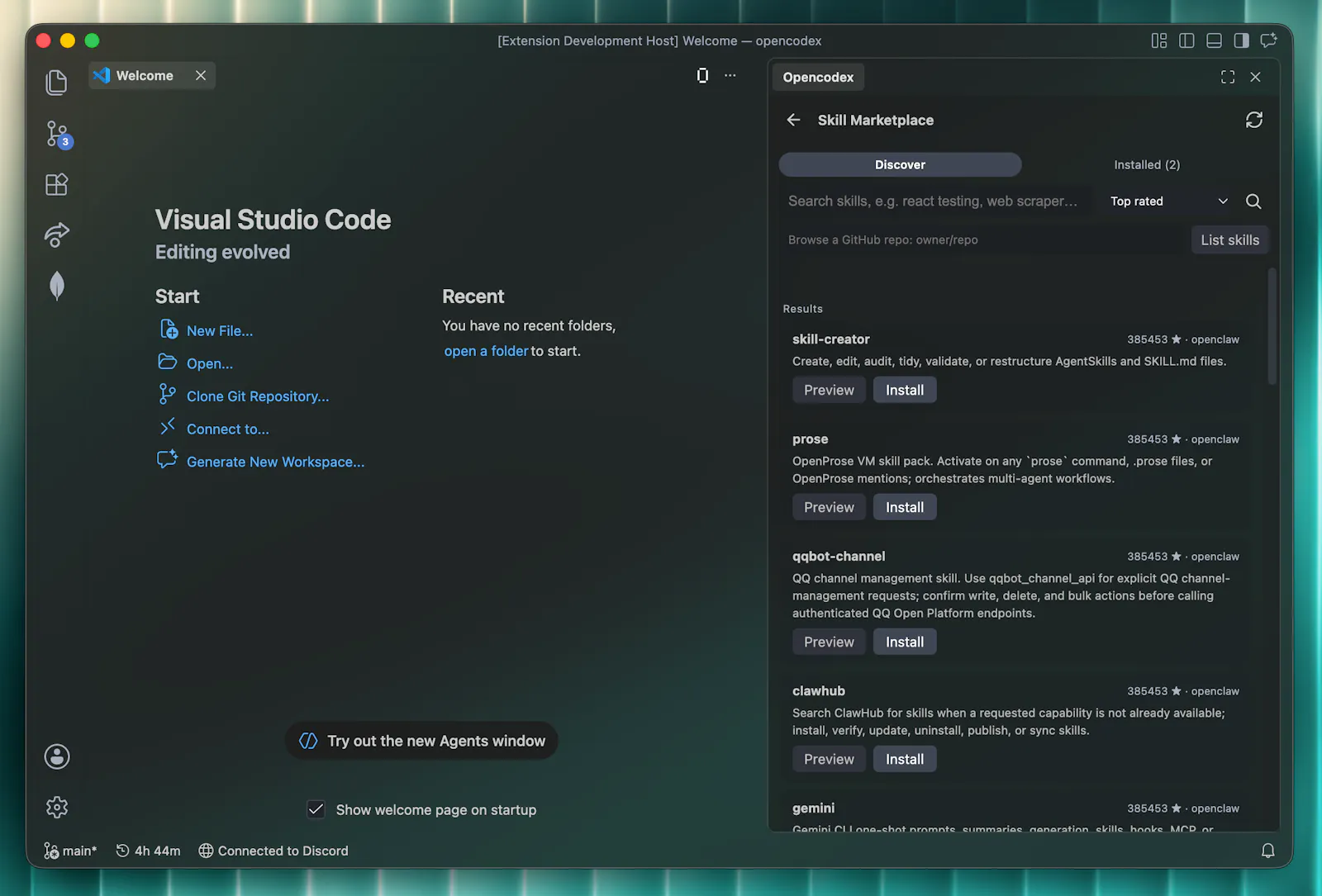 Opencodex screenshot 4
