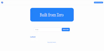 Built from Zero gallery image