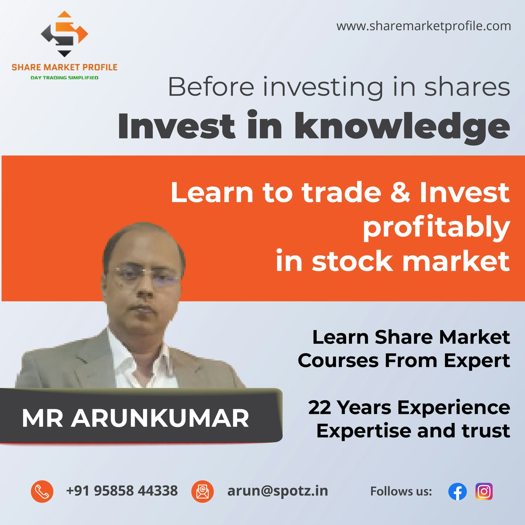 Stock market training course in Chennai 